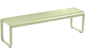 Světle zelen&aacute; kovov&aacute; lavice Fermob Bellevie 161 cm