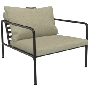 Světle zelen&eacute; čalouněn&eacute; zahradn&iacute; křeslo HOUE Avon II.