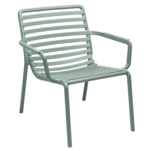 Světle zelen&eacute; plastov&eacute; zahradn&iacute; křeslo Nardi Doga Relax
