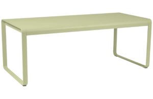 Světle zelen&yacute; kovov&yacute; stůl Fermob Bellevie 196 x 90 cm