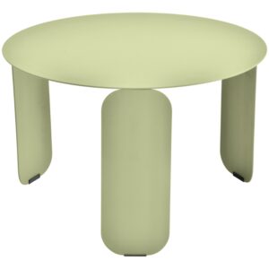 Světle zelen&yacute; kovov&yacute; zahradn&iacute; konferenčn&iacute; stolek Fermob Bebop 60 cm