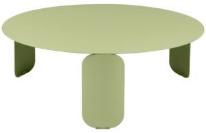Světle zelen&yacute; kovov&yacute; zahradn&iacute; konferenčn&iacute; stolek Fermob Bebop 80 cm