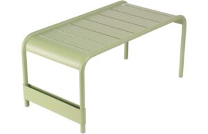 Světle zelen&yacute; kovov&yacute; zahradn&iacute; konferenčn&iacute; stolek Fermob Luxembourg 86 x 44 cm