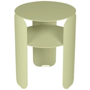 Světle zelen&yacute; kovov&yacute; zahradn&iacute; odkl&aacute;dac&iacute; stolek Fermob Bebop 35 cm