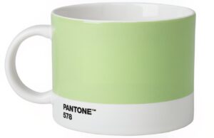 Světle zelen&yacute; porcel&aacute;nov&yacute; hrnek Pantone Light Green 578 475 ml