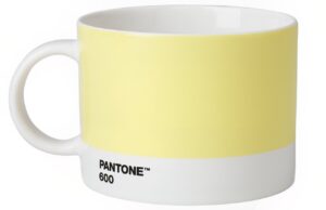 Světle žlut&yacute; porcel&aacute;nov&yacute; hrnek Pantone Light Yellow 600 475 ml
