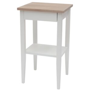 Světl&yacute; dubov&yacute; odkl&aacute;dac&iacute; stolek RAGABA ENTLIK 40 x 35 cm