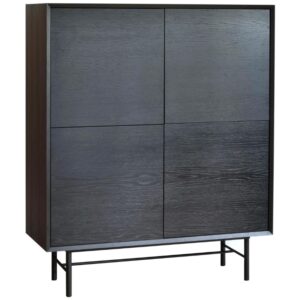 Take Me Home Čern&aacute; dubov&aacute; komoda Aurora 110 x 41 cm