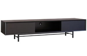 Take Me Home Čern&yacute; dubov&yacute; TV stolek Aurora 178 x 46 cm