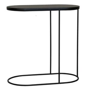 Take Me Home Čern&yacute; dubov&yacute; odkl&aacute;dac&iacute; stolek Pivot 60 x 30 cm