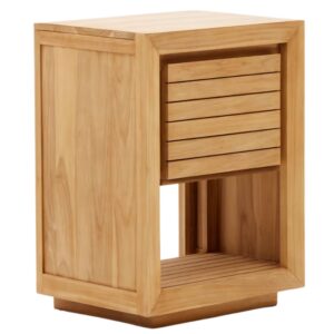 Teakov&aacute; umyvadlov&aacute; skř&iacute;ňka Kave Home Kenta II. 60 x 45 cm