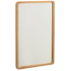 Teakov&eacute; n&aacute;stěnn&eacute; zrcadlo Kave Home Shamel 70 x 45 cm