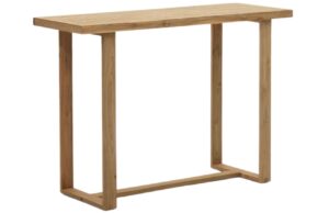 Teakov&yacute; zahradn&iacute; barov&yacute; stůl Kave Home Canadell 140 x 70 cm