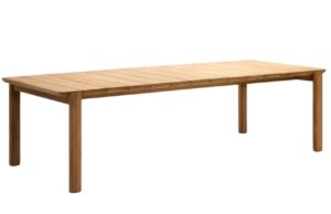 Teakov&yacute; zahradn&iacute; stůl Kave Home Icaro 220 x 102 cm