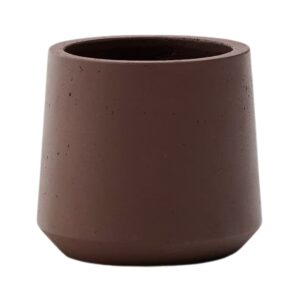 Terakotově červen&yacute; cementov&yacute; zahradn&iacute; květin&aacute;č Kave Home Calun I.