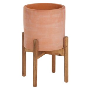 Terakotov&yacute; květin&aacute;č Kave Home Dalva 30 cm