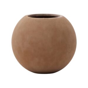 Terakotov&yacute; květin&aacute;č Kave Home Solna &Oslash; 66 cm