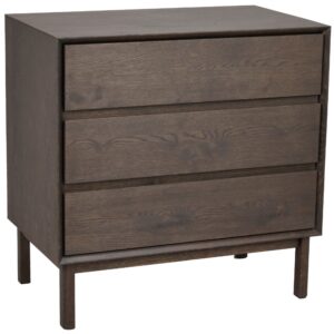 Tmav&aacute; dubov&aacute; komoda ROWICO MACKAY 75 x 45 cm