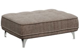 Tmavě b&eacute;žov&aacute; l&aacute;tkov&aacute; podnožka DEVICHY Chloe