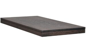 Tmavě hněd&aacute; dubov&aacute; prodlužovac&iacute; deska ROWICO BROOKLYN 50 x 95 cm