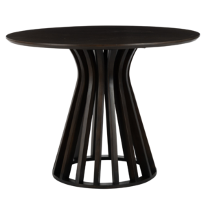 Tmavě hněd&yacute; mangov&yacute; j&iacute;deln&iacute; stůl J-line Kleret 110 cm