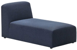 Tmavě modr&aacute; l&aacute;tkov&aacute; leno&scaron;ka Kave Home Neom 152 cm