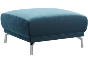 Tmavě modr&aacute; sametov&aacute; podnožka MESONICA Puzo