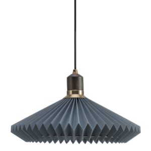 Tmavě modr&eacute; z&aacute;věsn&eacute; světlo Halo Design Paris 40 cm