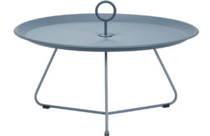 Tmavě modr&yacute; kovov&yacute; konferenčn&iacute; stolek HOUE Eyelet 70 cm