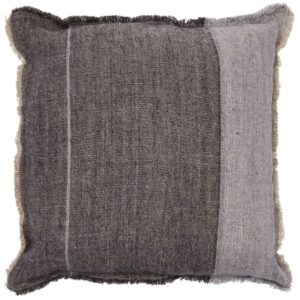 Tmavě modr&yacute; lněn&yacute; povlak na pol&scaron;t&aacute;ř Kave Home Seloia 50 x 50 cm