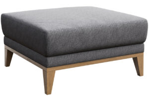 Tmavě &scaron;ed&aacute; l&aacute;tkov&aacute; podnožka MESONICA Musso I