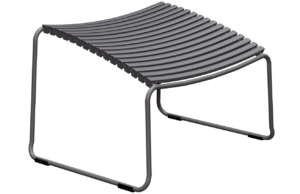 Tmavě &scaron;ed&aacute; plastov&aacute; zahradn&iacute; podnožka HOUE Click