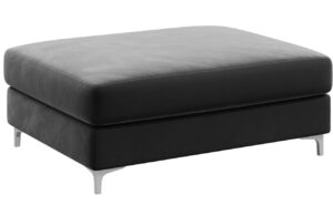 Tmavě &scaron;ed&aacute; sametov&aacute; podnožka DEVICHY Rothe