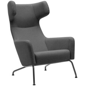 Tmavě &scaron;ed&eacute; l&aacute;tkov&eacute; křeslo Softline Havana