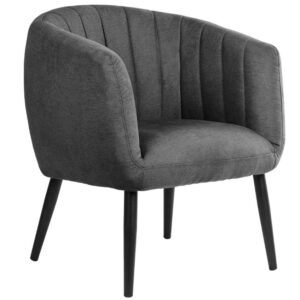 Tmavě &scaron;ed&eacute; l&aacute;tkov&eacute; křeslo Somcasa Venice