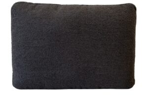 Tmavě &scaron;ed&yacute; boucl&eacute; pol&scaron;t&aacute;ř Kave Home Blok 40 x 60 cm