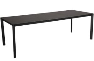 Tmavě &scaron;ed&yacute; keramick&yacute; zahradn&iacute; j&iacute;deln&iacute; stůl No.101 Mindo 222 x 90 cm