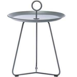 Tmavě &scaron;ed&yacute; kovov&yacute; odkl&aacute;dac&iacute; stolek HOUE Eyelet 45 cm