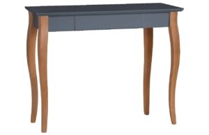 Tmavě &scaron;ed&yacute; lakovan&yacute; pracovn&iacute; stůl RAGABA LILLO 85 x 40 cm