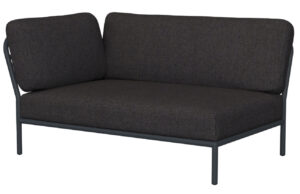 Tmavě &scaron;ed&yacute; l&aacute;tkov&yacute; rohov&yacute; modul HOUE Level 140 x 95 cm