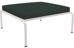 Tmavě zelen&aacute; čalouněn&aacute; zahradn&iacute; podnožka HOUE Avon