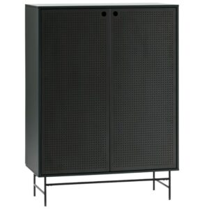 Tmavě zelen&aacute; lakovan&aacute; komoda Teulat Punto 93 x 45 cm