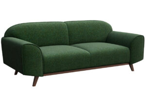 Tmavě zelen&aacute; l&aacute;tkov&aacute; dvoum&iacute;stn&aacute; pohovka MESONICA Nesbo 193 cm