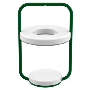 Tmavě zelen&aacute; nab&iacute;jec&iacute; stoln&iacute; LED lampa Fermob Ulli 30 cm