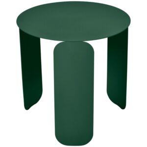 Tmavě zelen&yacute; kovov&yacute; zahradn&iacute; odkl&aacute;dac&iacute; stolek Fermob Bebop 45 cm