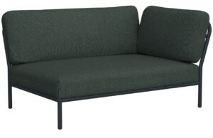 Tmavě zelen&yacute; l&aacute;tkov&yacute; rohov&yacute; modul HOUE Level 140 x 95 cm