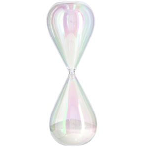 Transparentn&iacute; skleněn&eacute; přes&yacute;pac&iacute; hodiny Bizzotto Kronos 29