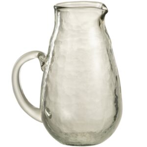 Transparentn&iacute; skleněn&yacute; džb&aacute;n J-Line Solynom 550 ml