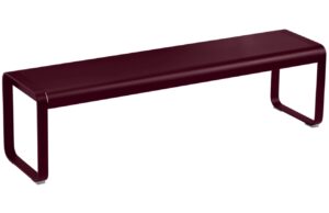 Tře&scaron;ňově červen&aacute; kovov&aacute; lavice Fermob Bellevie 161 cm