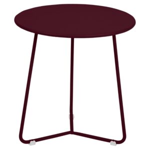 Tře&scaron;ňově červen&yacute; kovov&yacute; odkl&aacute;dac&iacute; stolek Fermob Cocotte 34 cm